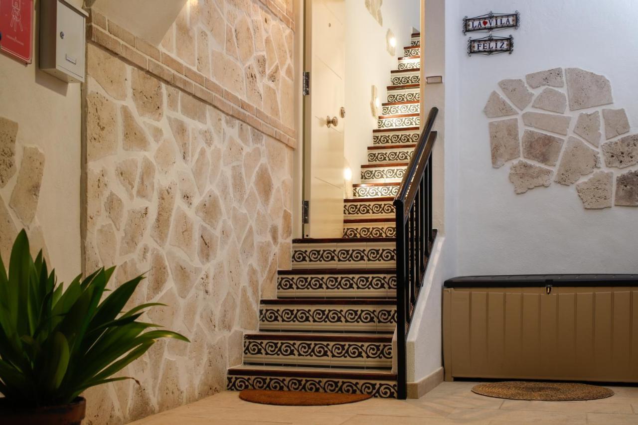 La Vila Feliz, gemütliches privates Apartment im typischen Fischerhaus mit fantastischem Meerblick Villajoyosa  Exterior foto